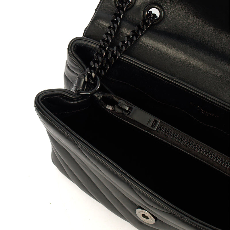 Picture of Saint Laurent Cross Body Lou Lou - Small in Black, Leather