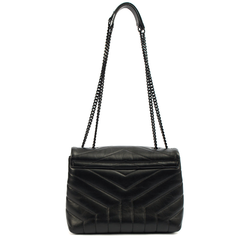 Picture of Saint Laurent Cross Body Lou Lou - Small in Black, Leather