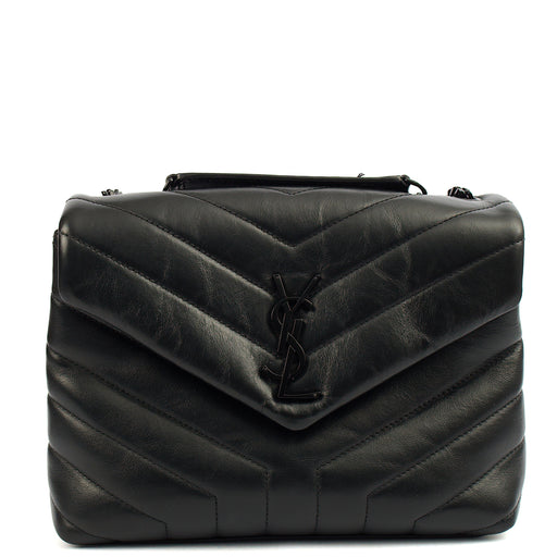 Picture of Saint Laurent Cross Body Lou Lou - Small in Black, Leather