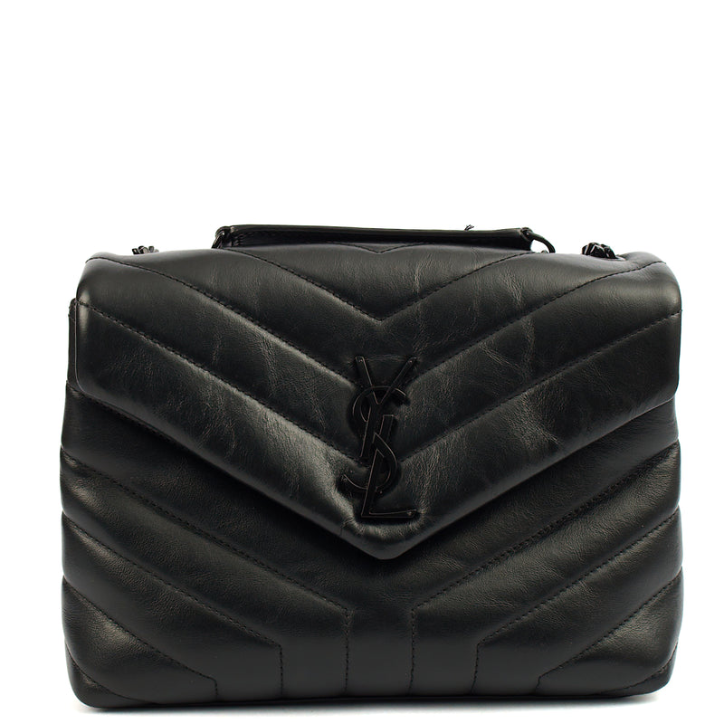 Picture of Saint Laurent Cross Body Lou Lou - Small in Black, Leather
