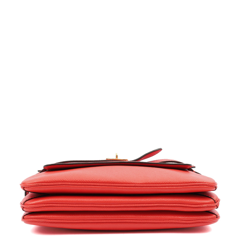 Picture of Mulberry Cross Body Belted Bayswater Satchel  in Scarlett, Calfskin Leather