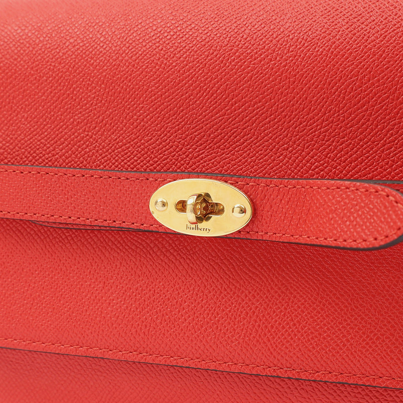 Picture of Mulberry Cross Body Belted Bayswater Satchel  in Scarlett, Calfskin Leather