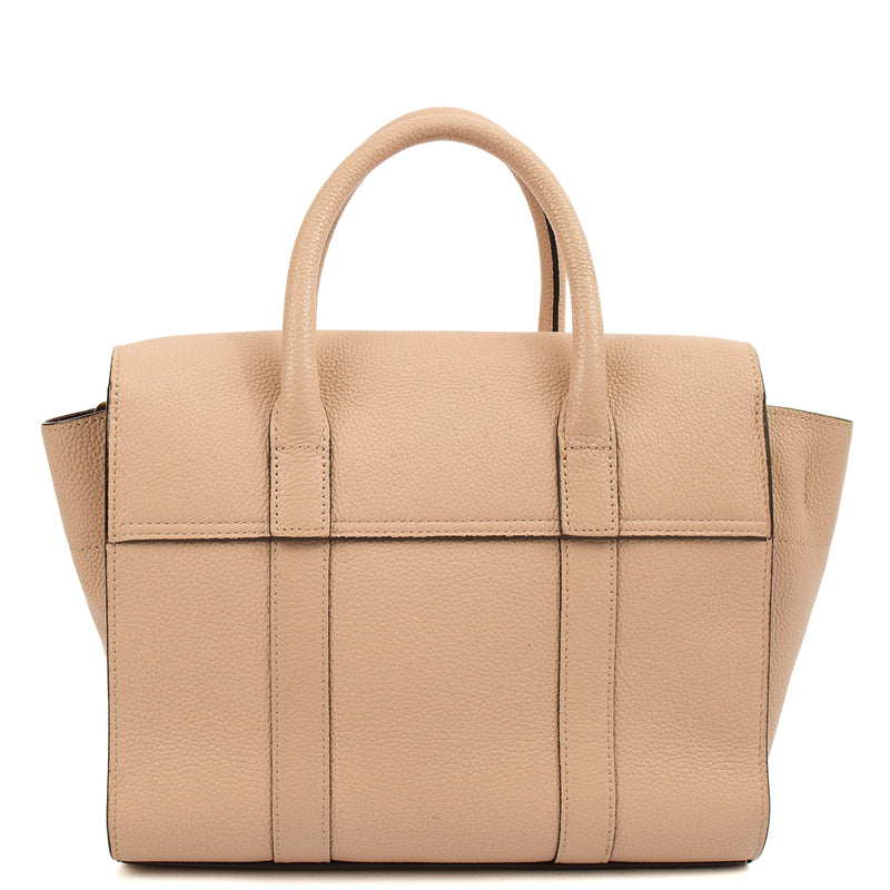 Picture of Mulberry Top Handle Bayswater with Strap- Small in Rose Water, Calfskin Leather