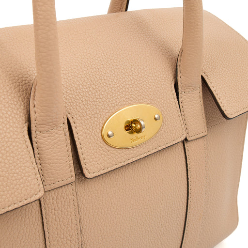Picture of Mulberry Top Handle Bayswater with Strap- Small in Rose Water, Calfskin Leather