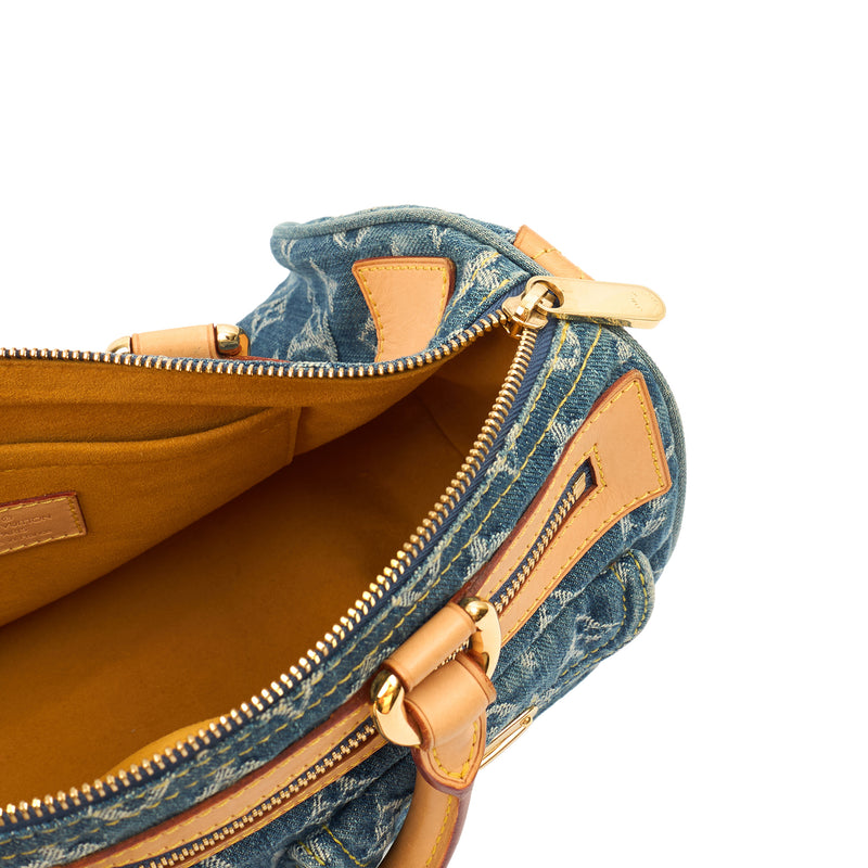 Picture of Louis Vuitton Top Handle Neo Speedy in Blue, Fabric