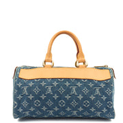 Picture of Louis Vuitton Top Handle Neo Speedy in Blue, Fabric