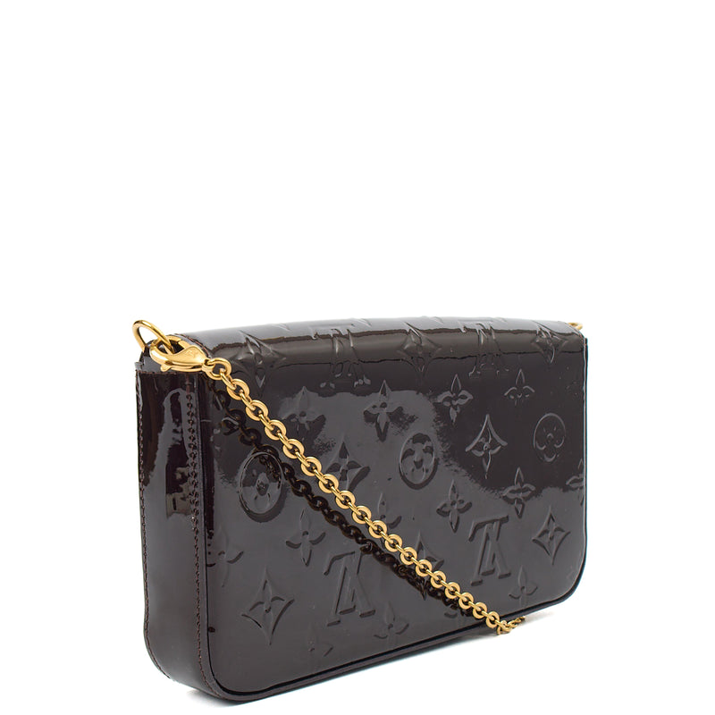 Picture of Louis Vuitton Cross Body Felicie Pochette in Amarante, Vernis