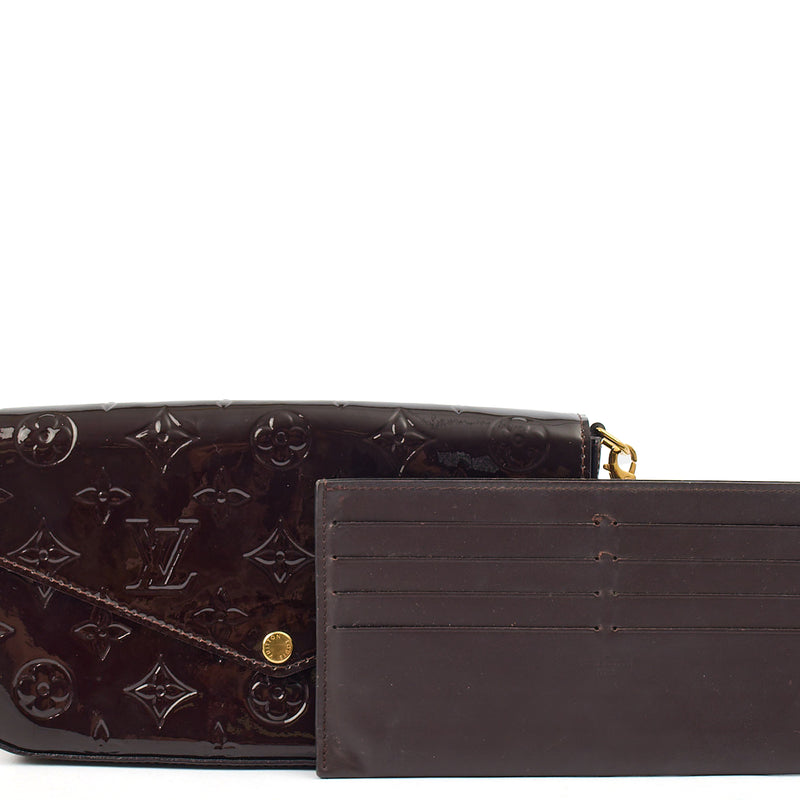 Picture of Louis Vuitton Cross Body Felicie Pochette in Amarante, Vernis