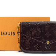Picture of Louis Vuitton Cross Body Felicie Pochette in Amarante, Vernis