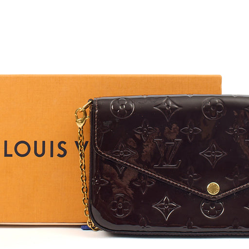 Picture of Louis Vuitton Cross Body Felicie Pochette in Amarante, Vernis