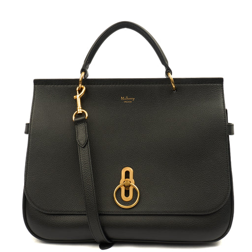 Picture of Mulberry Cross Body Amberley in Black, Calfskin Leather