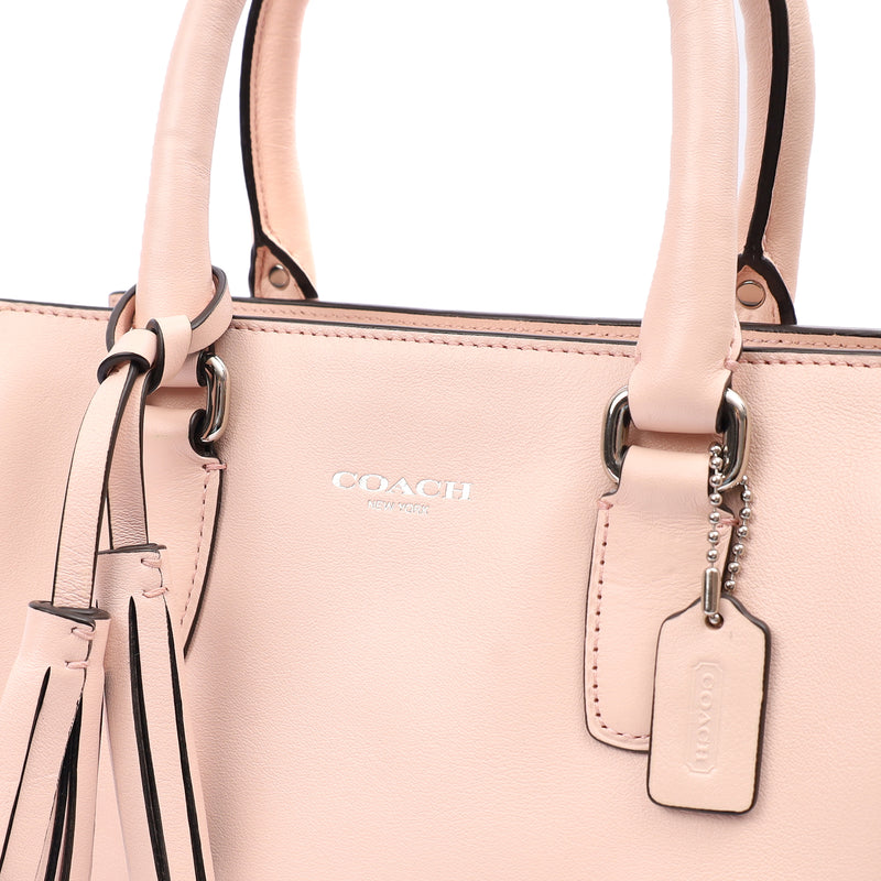 Picture of Coach Tote Legacy Shoulder Bag in Pink, Leather