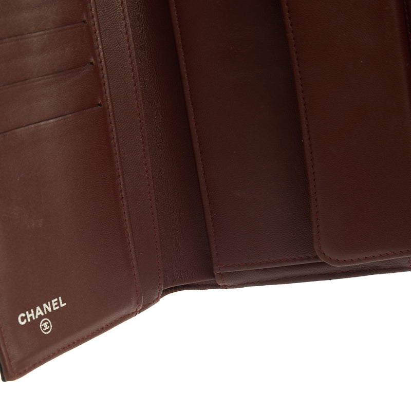 Picture of Chanel Purse Classic Long Flap Wallet in Black, Lambskin Leather