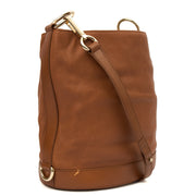Picture of Mulberry Hobo Bella Hobo in Brown, Patent Leather