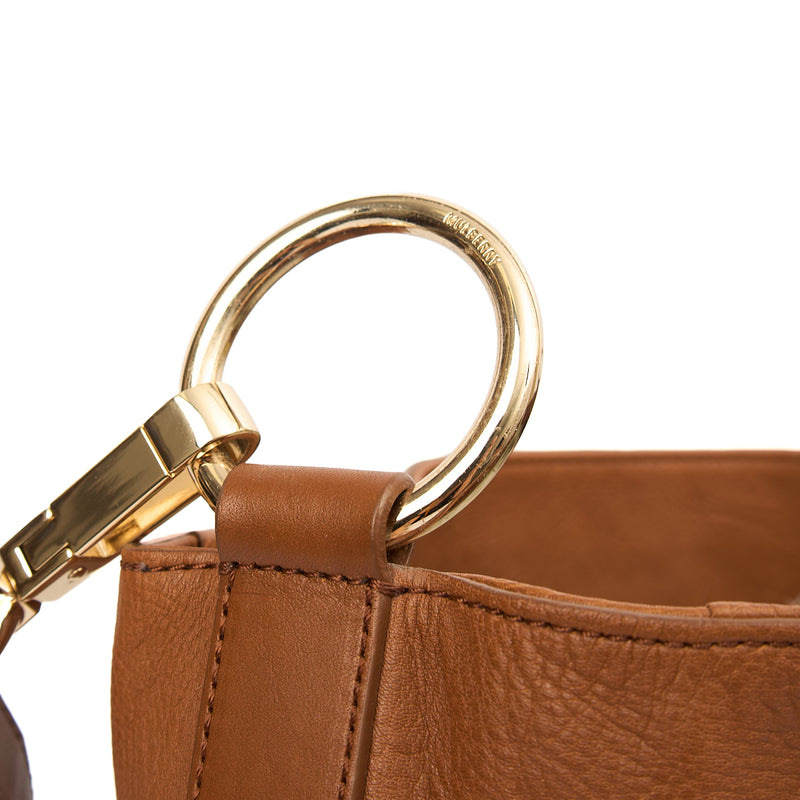 Picture of Mulberry Hobo Bella Hobo in Brown, Patent Leather