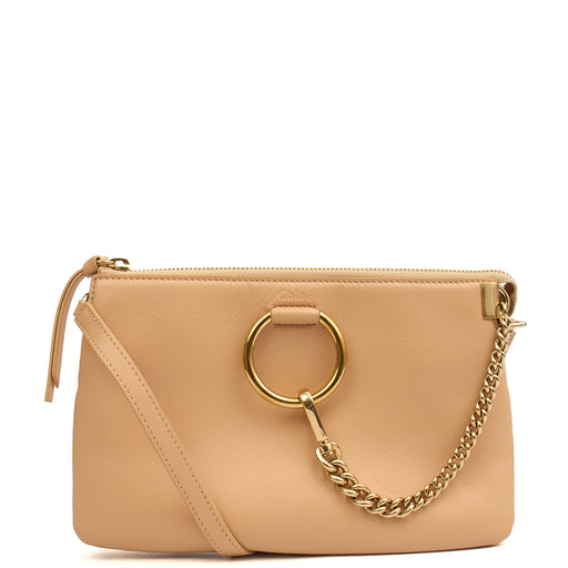 Picture of Chloe Cross Body Faye - Small in Neutral, Calfskin Leather