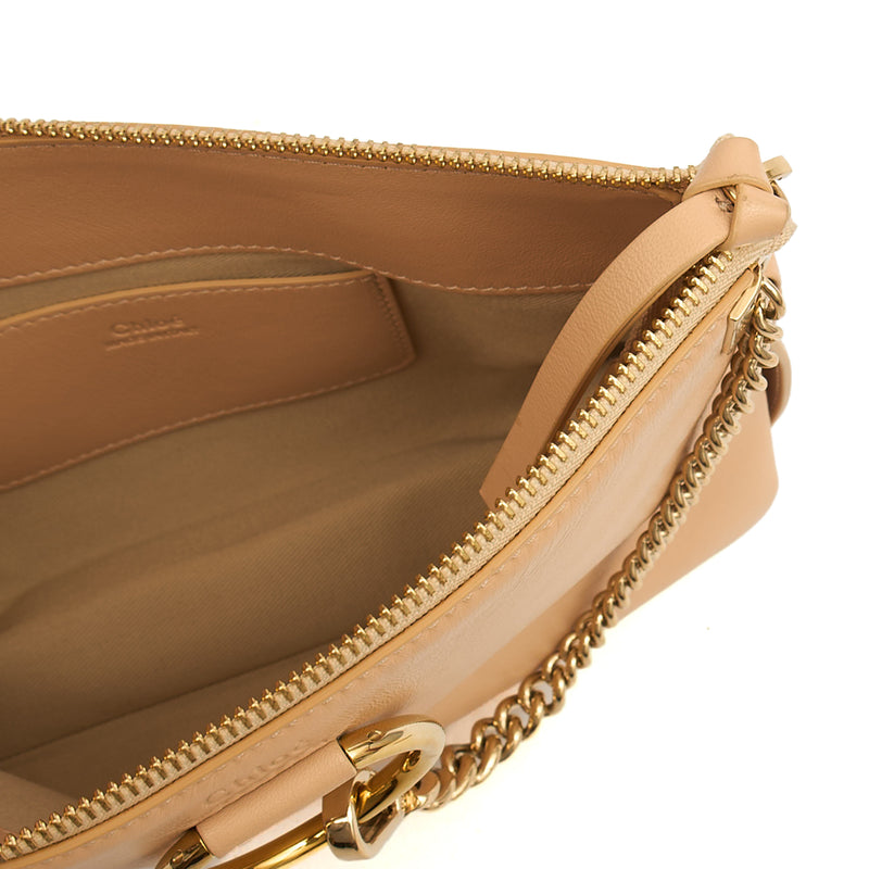 Picture of Chloe Cross Body Faye - Small in Neutral, Calfskin Leather