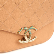 Picture of Chanel Cross Body Cuba CC Bag in Orange, Caviar Leather