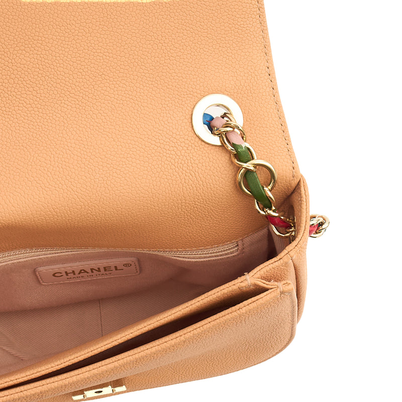 Picture of Chanel Cross Body Cuba CC Bag in Orange, Caviar Leather