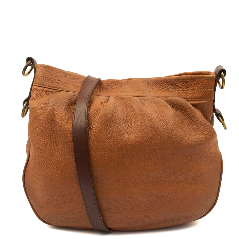 Picture of Mulberry Tote Mitzy Hobo in Oak, Calfskin Leather