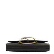 Picture of Alexander McQueen Clutch The Story in Black, Leather
