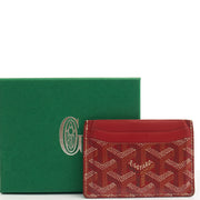 Picture of Goyard Card Holder Sulpice Card Holder in Red, Leather