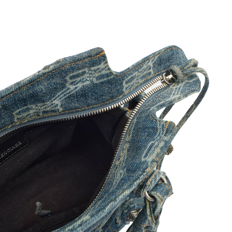 Picture of Balenciaga Mini Bag Neo Cagole XS in Blue, Canvas