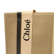 Picture of Chloe Tote Woody Tote - Medium in Neutral, Canvas