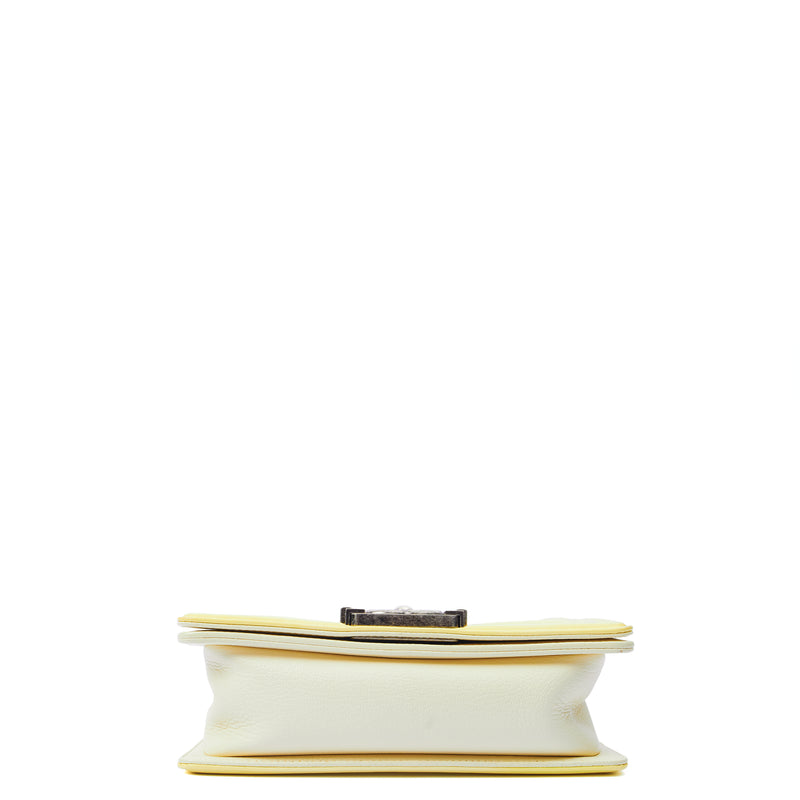 Picture of Chanel Shoulder Bag Boy - Small in Neutral, Calfskin Leather