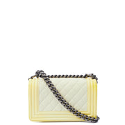 Picture of Chanel Shoulder Bag Boy - Small in Neutral, Calfskin Leather
