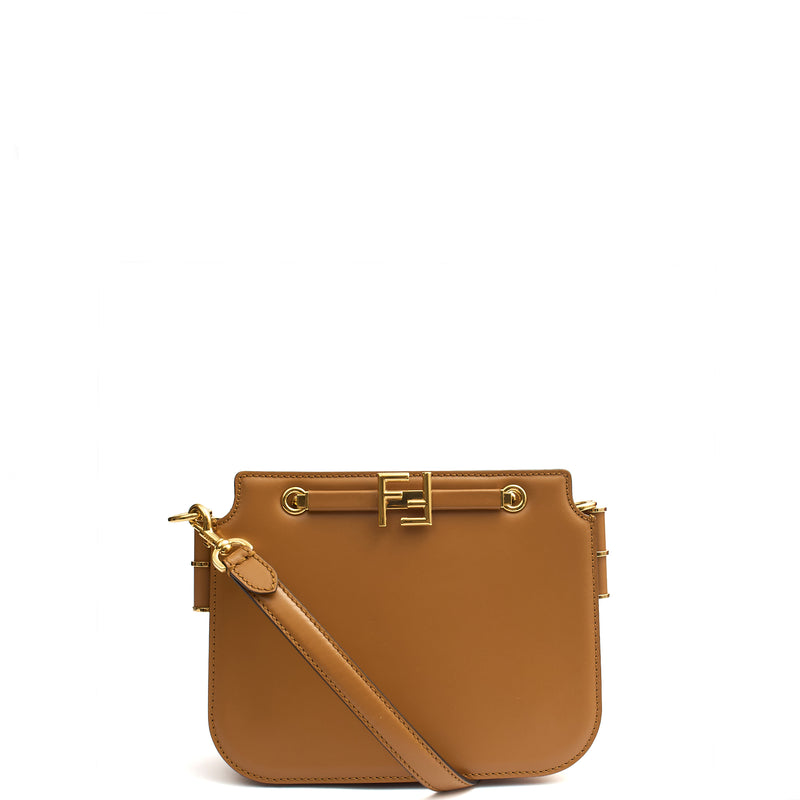 Picture of Fendi Cross Body Touch in Brown, Leather
