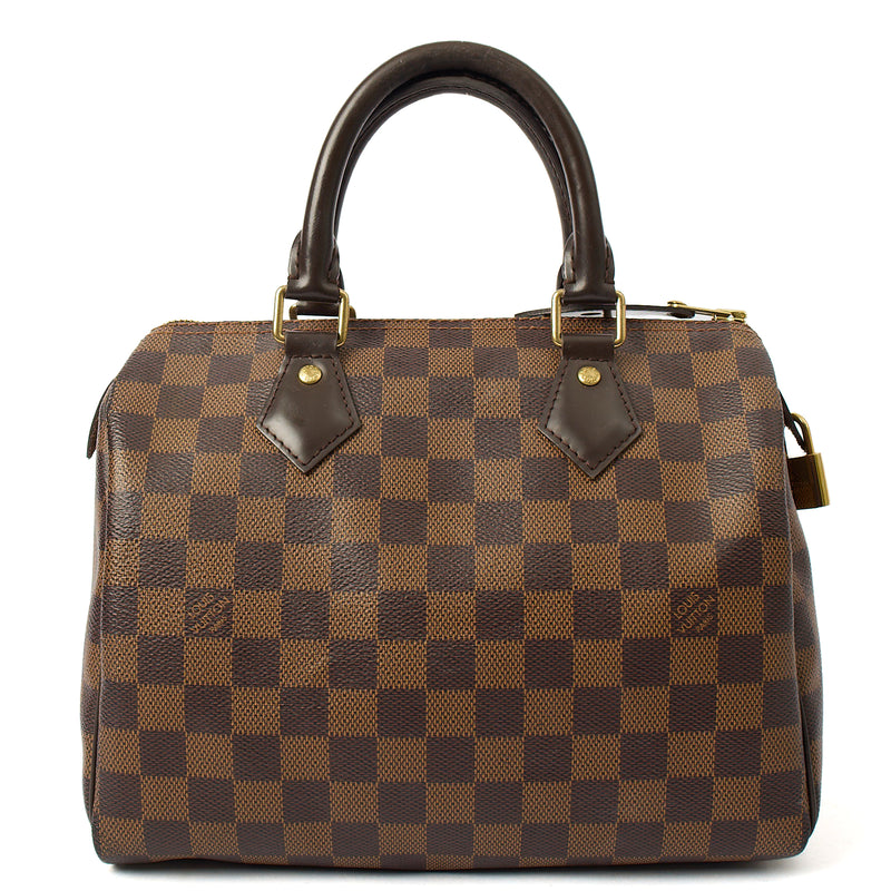 Picture of Louis Vuitton Tote Speedy 25 in Damier Ebene, Canvas