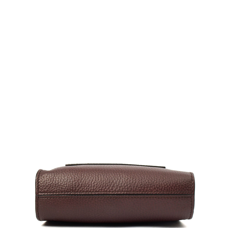 Picture of Mulberry Cross Body Antony - Small in Oxblood, Calfskin Leather