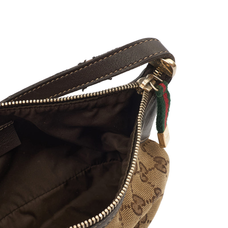 Picture of Gucci Mini Bag Pochette in Brown, GG Canvas
