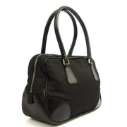 Picture of Prada Top Handle Shoulder Bag in Black, Nylon