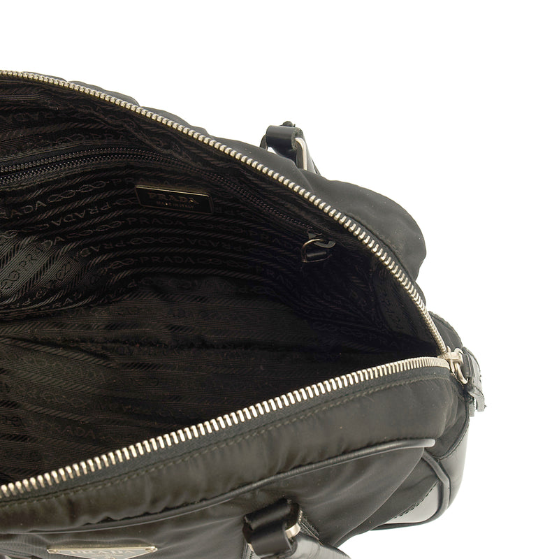 Picture of Prada Top Handle Shoulder Bag in Black, Nylon