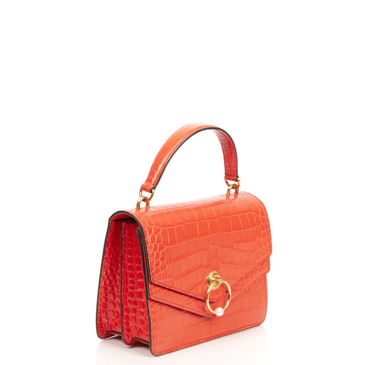 Picture of Mulberry Medium Harlow in Hibiscus , Exotic Effect Leather