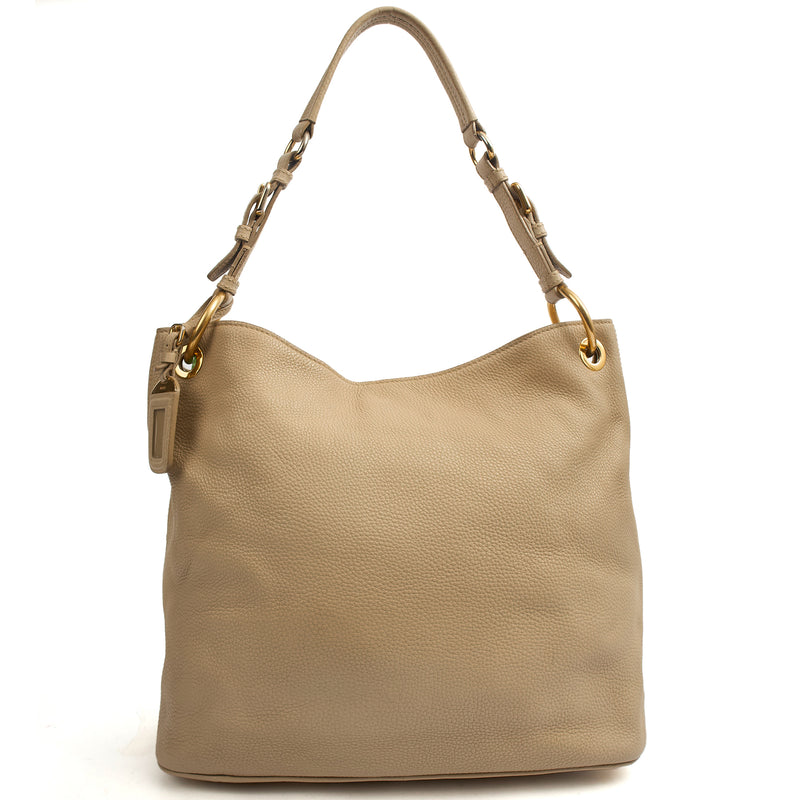 Picture of Prada Tote Lux Tote in Neutral, Calfskin