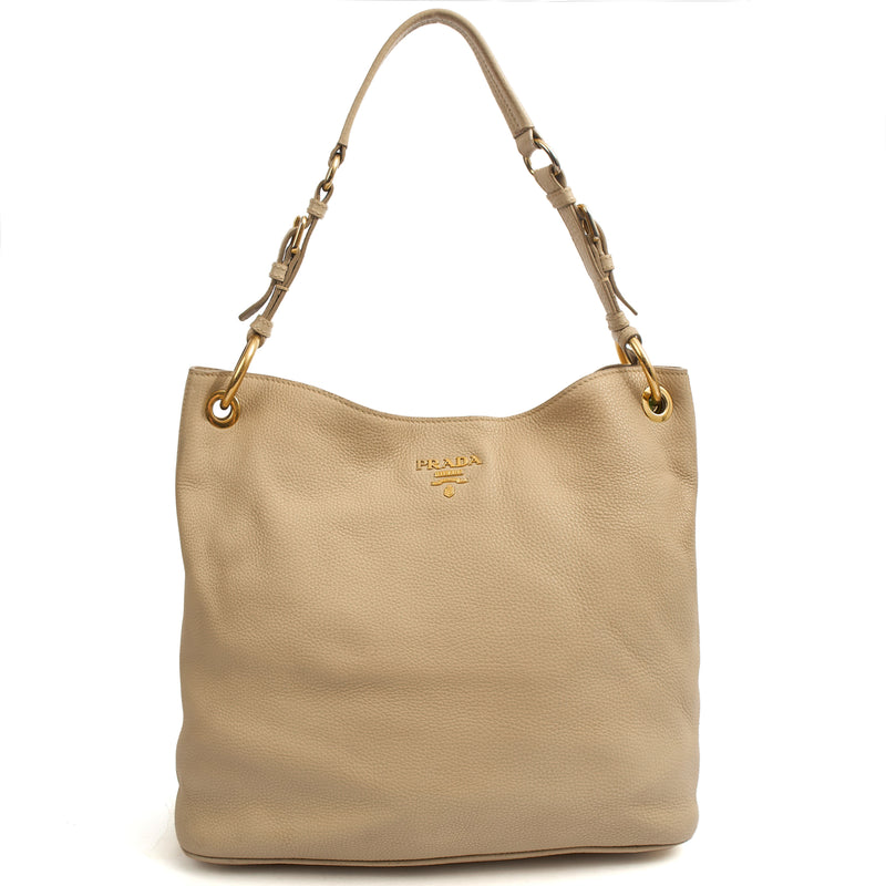 Picture of Prada Tote Lux Tote in Neutral, Calfskin