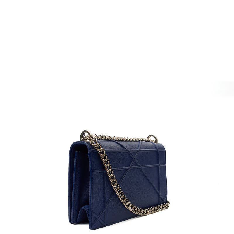 Picture of Christian Dior Shoulder Bag Diorama - Medium in Blue, Leather