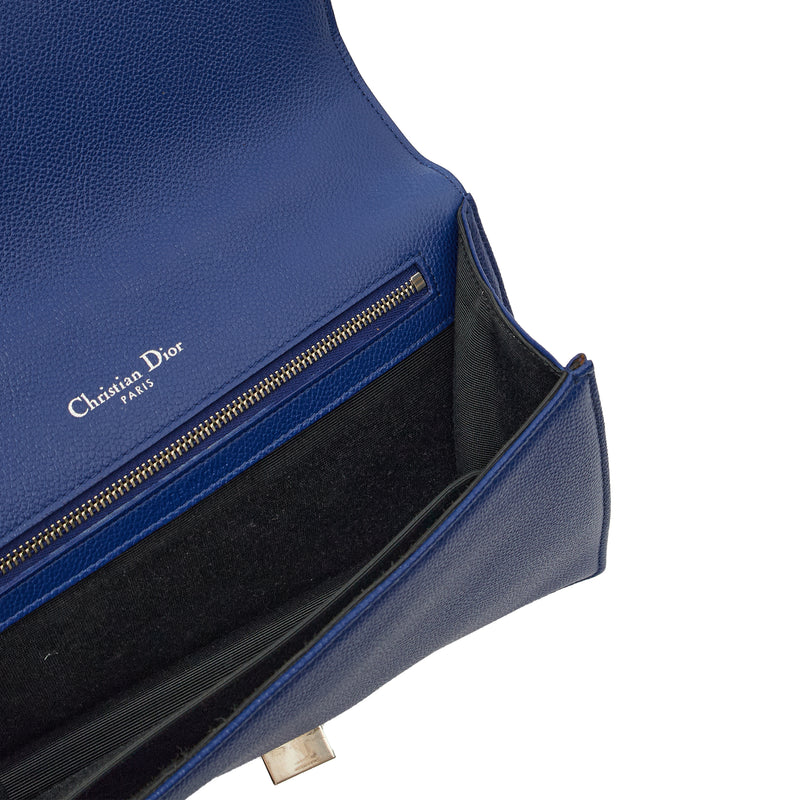 Picture of Christian Dior Shoulder Bag Diorama - Medium in Blue, Leather