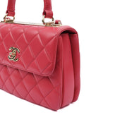 Picture of Chanel Top Handle Trendy CC in Pink, Calfskin Leather