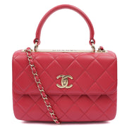 Picture of Chanel Top Handle Trendy CC in Pink, Calfskin Leather