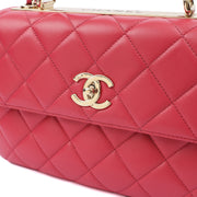 Picture of Chanel Top Handle Trendy CC in Pink, Calfskin Leather