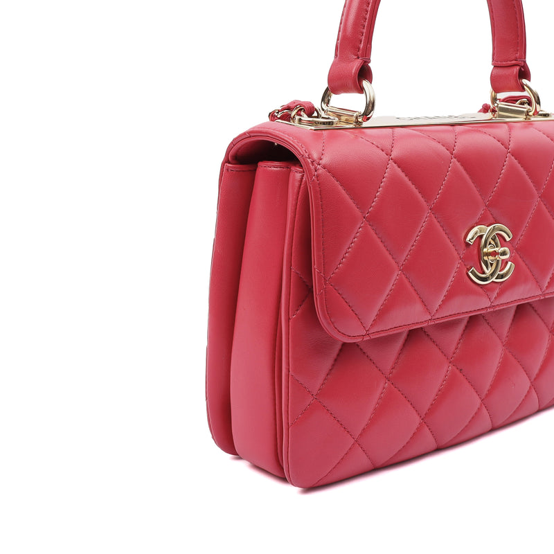 Picture of Chanel Top Handle Trendy CC in Pink, Calfskin Leather