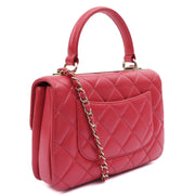 Picture of Chanel Top Handle Trendy CC in Pink, Calfskin Leather