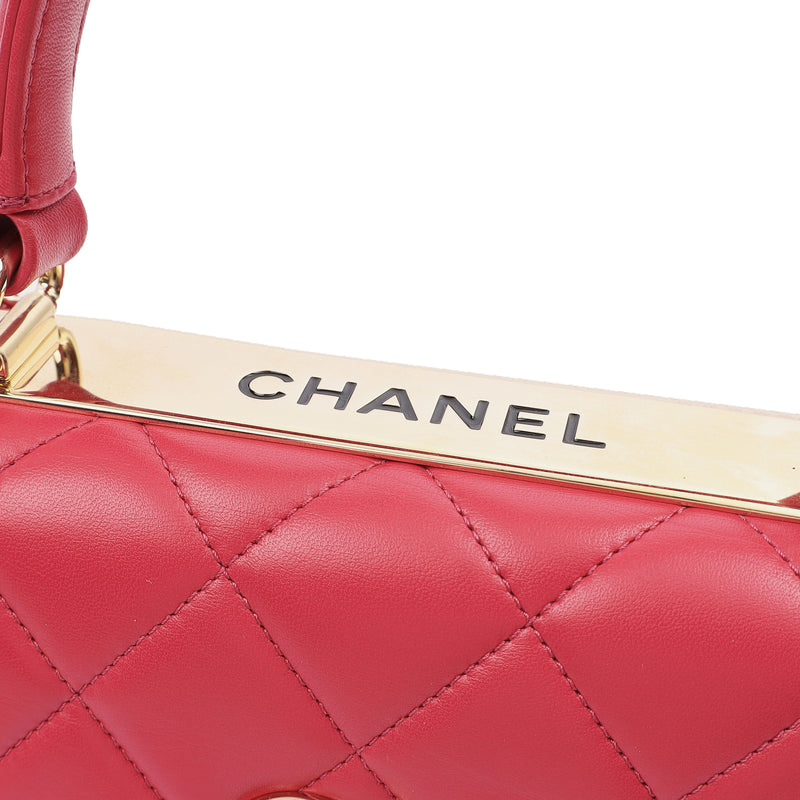 Picture of Chanel Top Handle Trendy CC in Pink, Calfskin Leather