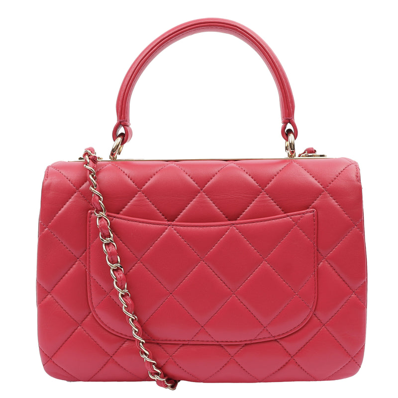 Picture of Chanel Top Handle Trendy CC in Pink, Calfskin Leather