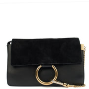 Picture of Chloe Cross Body Faye - Wallet on Strap in Black, Leather