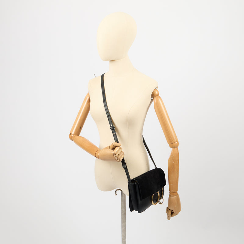 Picture of Chloe Cross Body Faye - Wallet on Strap in Black, Leather